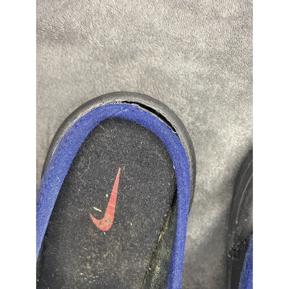 Vintage Rare Samples Mens Nikes Slip On Shoes Blue/Black Clog Size Mens US 9
